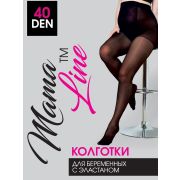 Колготки 40den 802 MAMALINE гладкие с эластаном(